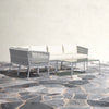 Virasat Outdoor Garden Balcony Sofa Set 5 Seater and 1 Center Table Set, Braid & Rope (Grey)-VIRASAT FURNITURE & FURNISHING