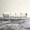 Virasat Outdoor Garden Balcony Sofa Set 5 Seater and 1 Center Table Set, Braid & Rope (Grey)-VIRASAT FURNITURE & FURNISHING