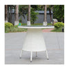 Virasat Outdoor Patio Seating Set 4 Chairs and 1 Table Set (White)-VIRASAT FURNITURE & FURNISHING