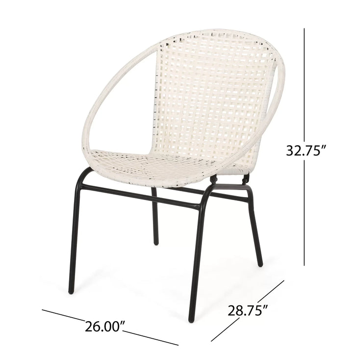 Virasat Outdoor Patio Seating Set 2 Chairs and 1 Table