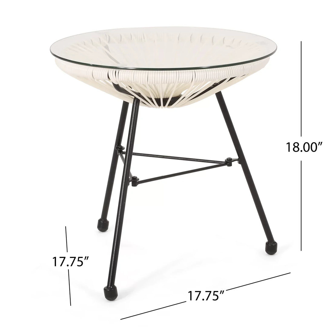 Virasat Outdoor Patio Seating Set 2 Chairs and 1 Table