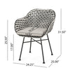 Virasat Outdoor Patio Seating Set 2 Chairs 1 Table-VIRASAT FURNITURE & FURNISHING