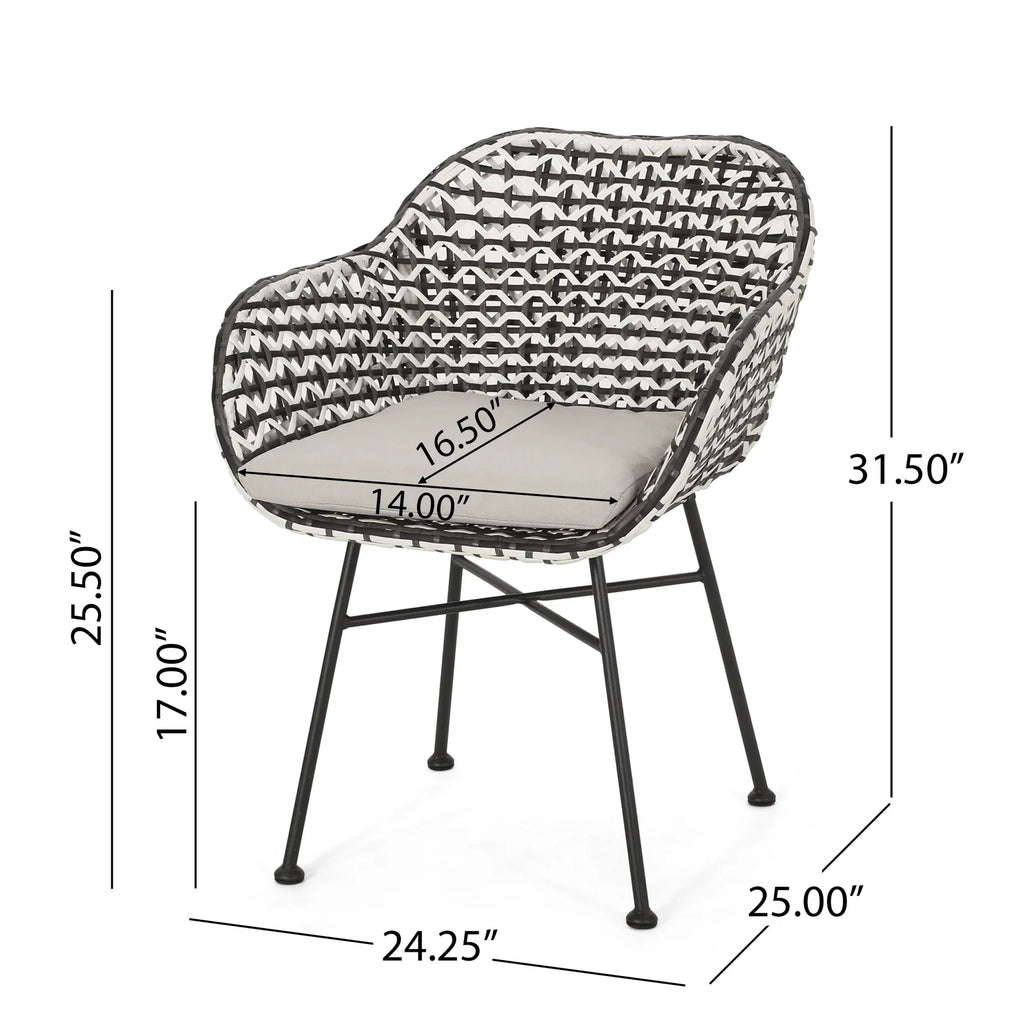 Virasat Outdoor Patio Seating Set 2 Chairs 1 Table-VIRASAT FURNITURE & FURNISHING