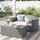 Virasat Outdoor Patio Sofa Set 2 Seater and 1 Center table Set (Dark Grey)-VIRASAT FURNITURE & FURNISHING