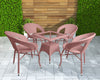 Virasat Outdoor Patio Seating Set 4 Chairs and 1 Table Set-VIRASAT FURNITURE & FURNISHING