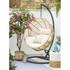 Virasat Single Seater Hanging Swing With Stand For Balcony, Garden Swing (Gold)-VIRASAT FURNITURE & FURNISHING