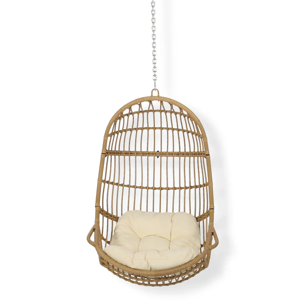 VIRASAT FURNITURE SINGLE SEATER HANGING SWING WITHOUT STAND FOR BALCONY & GARDEN