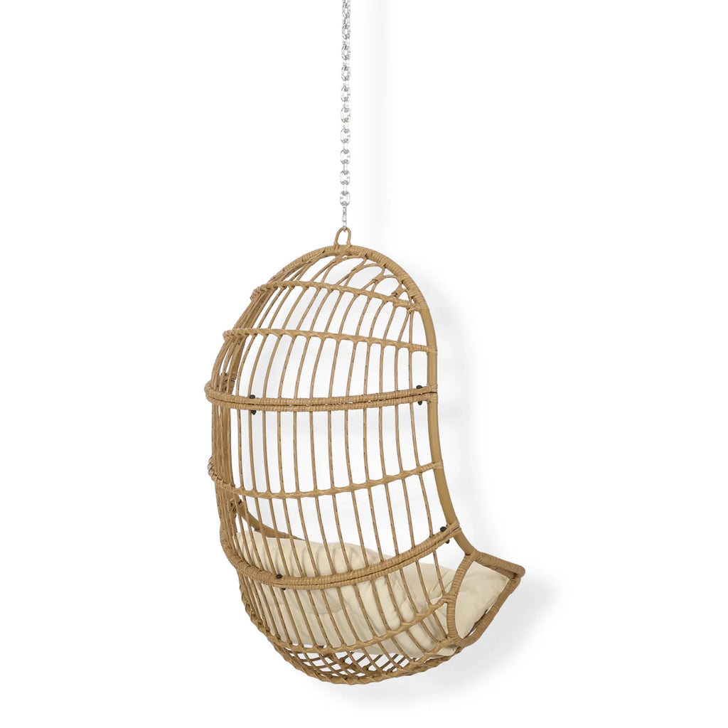 VIRASAT FURNITURE SINGLE SEATER HANGING SWING WITHOUT STAND FOR BALCONY & GARDEN
