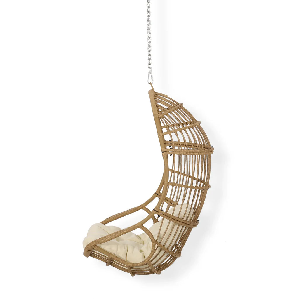 VIRASAT FURNITURE SINGLE SEATER HANGING SWING WITHOUT STAND FOR BALCONY & GARDEN