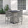 Virasat Outdoor Patio Bar Sets 4 Chairs 1 Table Silver-VIRASAT FURNITURE & FURNISHING