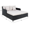 Virasat Outdoor Poolside Sunbed With Cushion Daybed-VIRASAT FURNITURE & FURNISHING