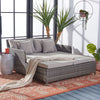 Virasat Outdoor Poolside Sunbed With Cushion Daybed-VIRASAT FURNITURE & FURNISHING