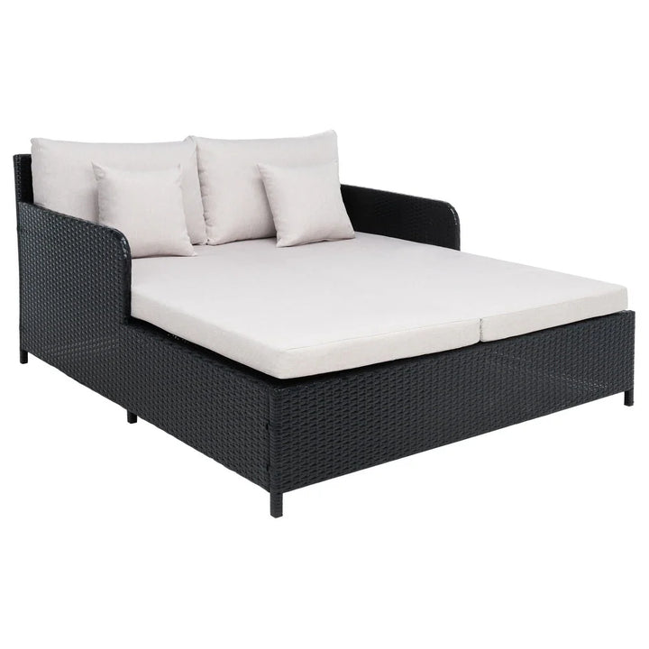 Virasat Heper Outdoor Poolside Sunbed With Cushion Daybed