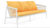 Virasat Outdoor Sofa Set 3 Seater , 2 Single seater and 2 Center Table Set (White + Yellow) Braided & Rope-VIRASAT FURNITURE & FURNISHING