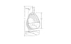 Virasat Single Seater Hanging Swing With Stand For Balcony, Garden (Brown)-VIRASAT FURNITURE & FURNISHING
