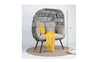 Virasat Double Seater Swing Basket For Balcony & Garden (Grey)-VIRASAT FURNITURE & FURNISHING