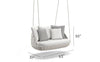 Virasat Double Seater Hanging Swing Without Stand For Balcony, Garden Swing-VIRASAT FURNITURE & FURNISHING