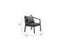 Virasat Outdoor Sofa Set 2 Seater, 2 Single Seater and 1 Center Table (Dark Grey) Braided & Rope-VIRASAT FURNITURE & FURNISHING