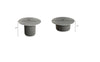 Virasat Outdoor Sofa Set 2 Seater, 2 Single Seater, 1 Ottoman, 1 Center Table + 1 Side Table Set (Grey) Braided & Rope-VIRASAT FURNITURE & FURNISHING