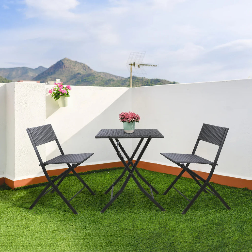 Virasat Outdoor Patio Seating Set 2 Chairs and 1 Table-VIRASAT FURNITURE & FURNISHING