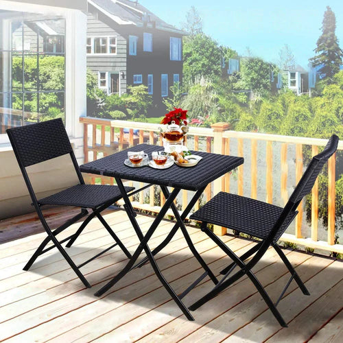 Virasat Outdoor Patio Seating Set 2 Chairs and 1 Table-VIRASAT FURNITURE & FURNISHING