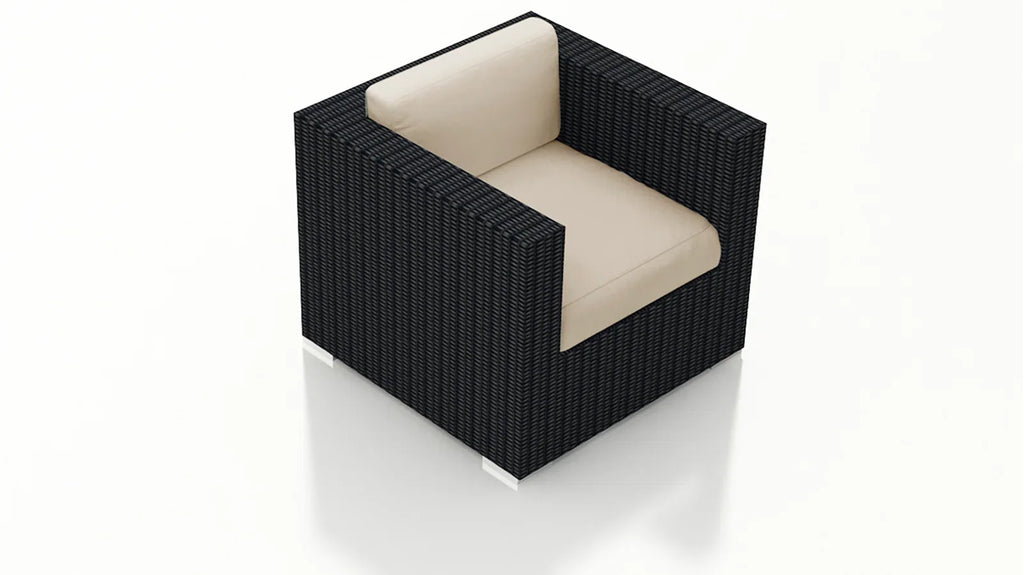 Virasat Outdoor Sofa Set 7 Seater, Single Seater, and 1 Center Table With 1 Side Table Set (Black)-VIRASAT FURNITURE & FURNISHING