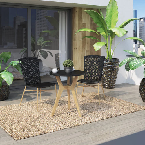 Virasat Outdoor Patio Seating Set 2 Chairs and 1 Table-VIRASAT FURNITURE & FURNISHING