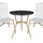 Virasat Outdoor Patio Seating Set 2 Chairs 1 Table Set White Gold-VIRASAT FURNITURE & FURNISHING