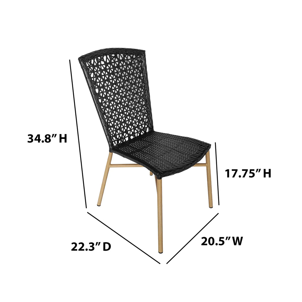 Virasat Outdoor Patio Seating Set 2 Chairs and 1 Table-VIRASAT FURNITURE & FURNISHING