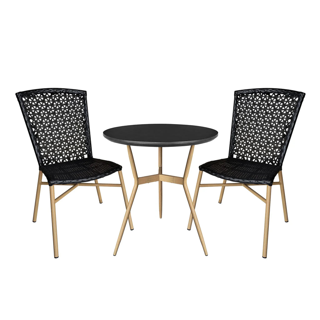 Virasat Outdoor Patio Seating Set 2 Chairs and 1 Table-VIRASAT FURNITURE & FURNISHING