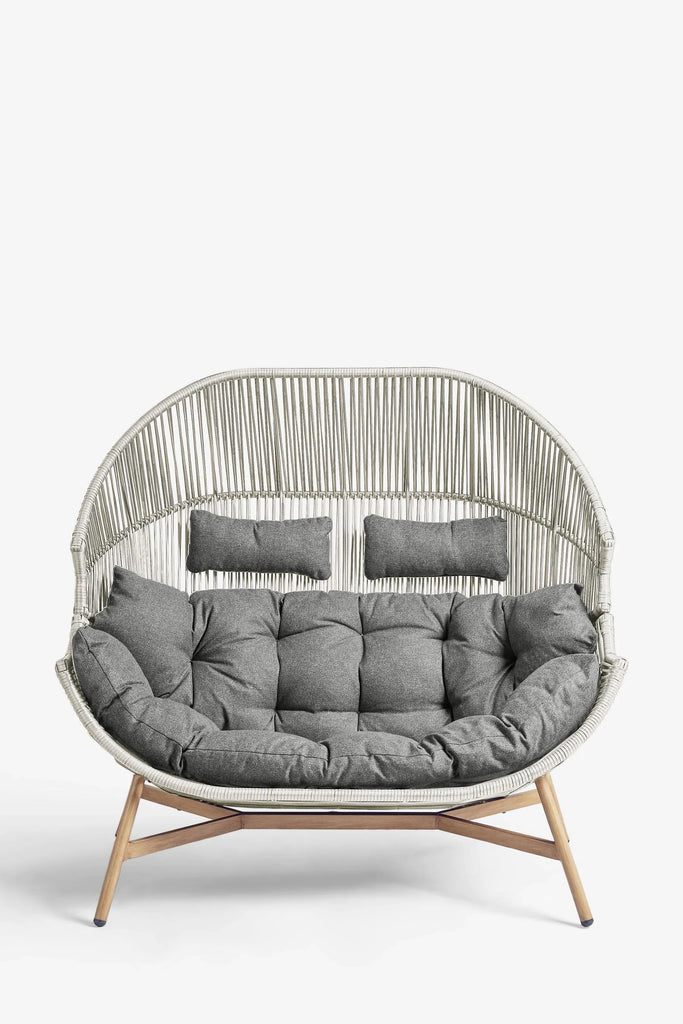Virasat Double Seater Swing Basket For Balcony & Garden-VIRASAT FURNITURE & FURNISHING