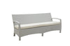 Virasat Outdoor Garden Balcony Sofa Set 3 Seater, 2 Seater With 2 Single Seater and 1 Center Table With 1 Side Table Set (White)-VIRASAT FURNITURE & FURNISHING