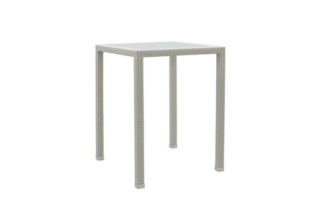 Virasat Outdoor Bar Sets 2 Chairs and 1 Table Patio Bar Set (Pearl White)-VIRASAT FURNITURE & FURNISHING