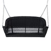 Virasat Double Seater Hanging Swing Without Stand For Balcony, Garden Swing, (Black)-VIRASAT FURNITURE & FURNISHING