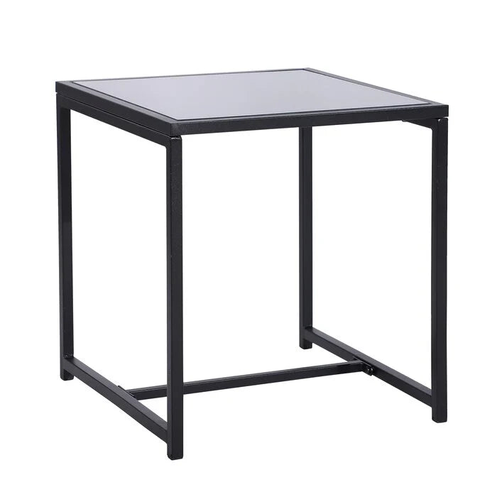 Virasat Patio Seating Set 2 Chairs and 1 Table Set (Black)