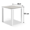 Virasat Outdoor Bar Sets 4 Chairs and 1 Table Patio Bar Set (White)-VIRASAT FURNITURE & FURNISHING