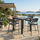 Virasat Outdoor Bar Sets 4 Chairs and 1 Table Patio Bar Set (Dark Grey)