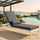 Buy Premium Outdoor Poolside Lounger Online India | Virasat Luxury Garden Furniture White Grey | Weatherproof Balcony Seating Jaipur
