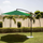 Virasat Luxury Side Pole Garden Umbrella With Stand (Round, Green)