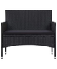 Virasat Outdoor 2 Seater Sofa Black Stylish Comfort