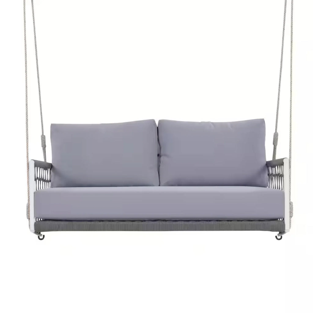 Virasat Three Seater Hanging Swing Without Stand For Balcony, Garden Swing Braid & Rope-VIRASAT FURNITURE & FURNISHING