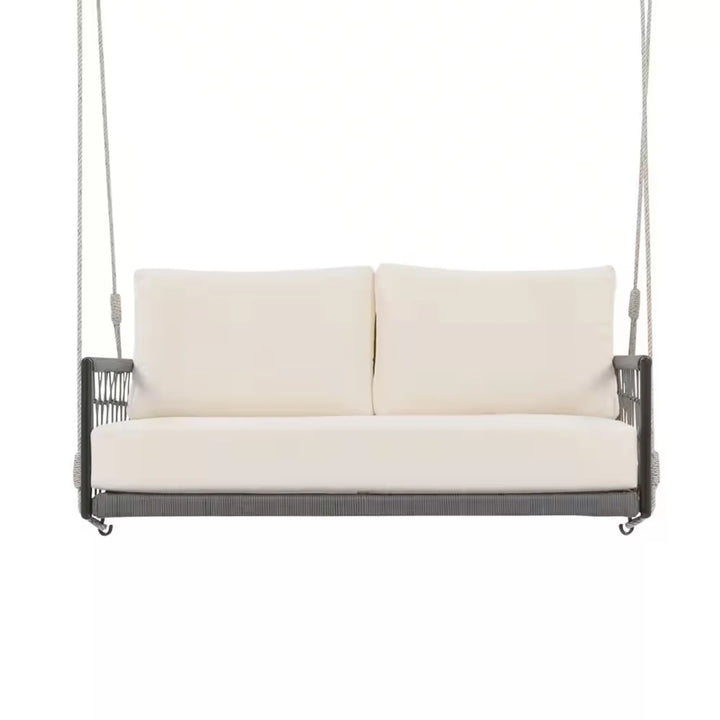 Virasat Adelita Three Seater Hanging Swing Without Stand For Balcony, Garden Swing Braid & Rope