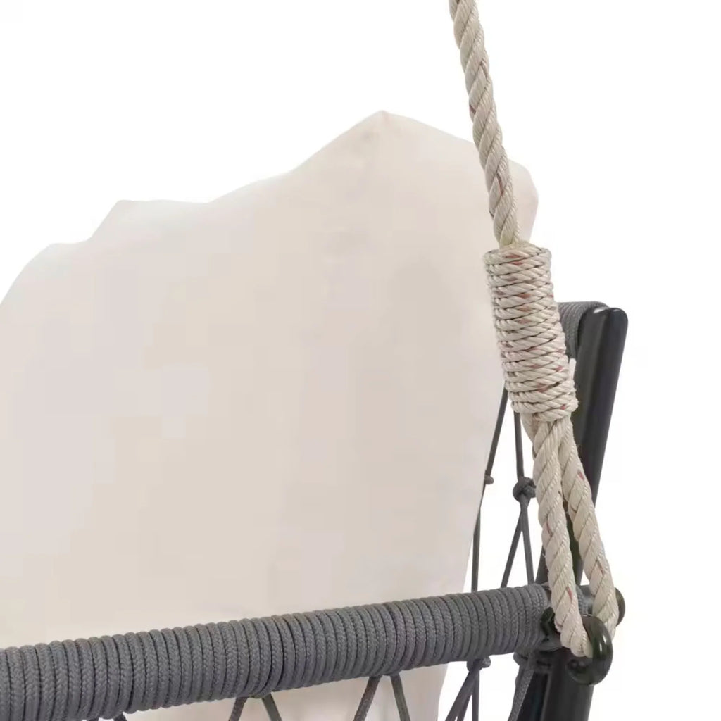 Virasat Three Seater Hanging Swing Without Stand For Balcony, Garden Swing Braid & Rope-VIRASAT FURNITURE & FURNISHING