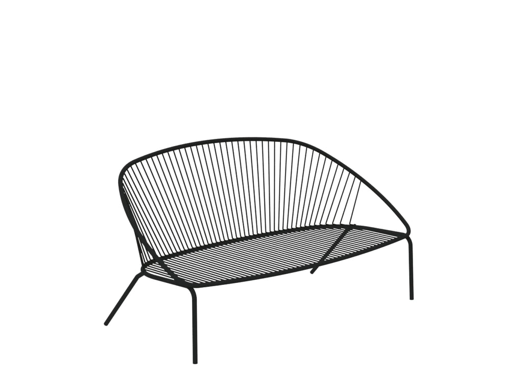 Virasat Outdoor Garden Balcony Sofa Set 2 Seater, 2 Single Seater and 1 Center Table Set (Black + Cream)-VIRASAT FURNITURE & FURNISHING