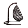 Virasat Double Seater Hanging Swing With Stand For Balcony, Garden Swing (Dark Brown)-VIRASAT FURNITURE & FURNISHING