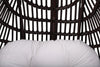 Virasat Single Seater Hanging Swing With Stand For Balcony, Garden (Dark Brown)-VIRASAT FURNITURE & FURNISHING