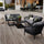 VIRASAT FURNITURE OUTDOOR ROPE SOFA SET 6-SEATER WITH SIDE & CENTER TABLE (GREY) - BRAIDED GARDEN & BALCONY SET