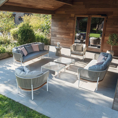 VIRASAT FURNITURE OUTDOOR ROPE SOFA SET 8-SEATER WITH MULTI TABLES