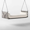 Virasat Three Seater Hanging Swing Without Stand For Balcony, Garden Swing (Grey)-VIRASAT FURNITURE & FURNISHING