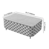 Virasat Outdoor Garden Balcony Sofa Set 2 Seater, 2 Single seater and 1 Center Table Set, Braid & Rope (Grey)-VIRASAT FURNITURE & FURNISHING